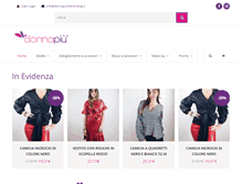 Tablet Screenshot of donnapiufashion.com